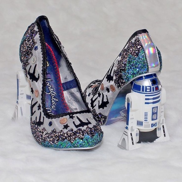 Irregular Choice R2-D2 Glitter Heels - Picture 3 of 10